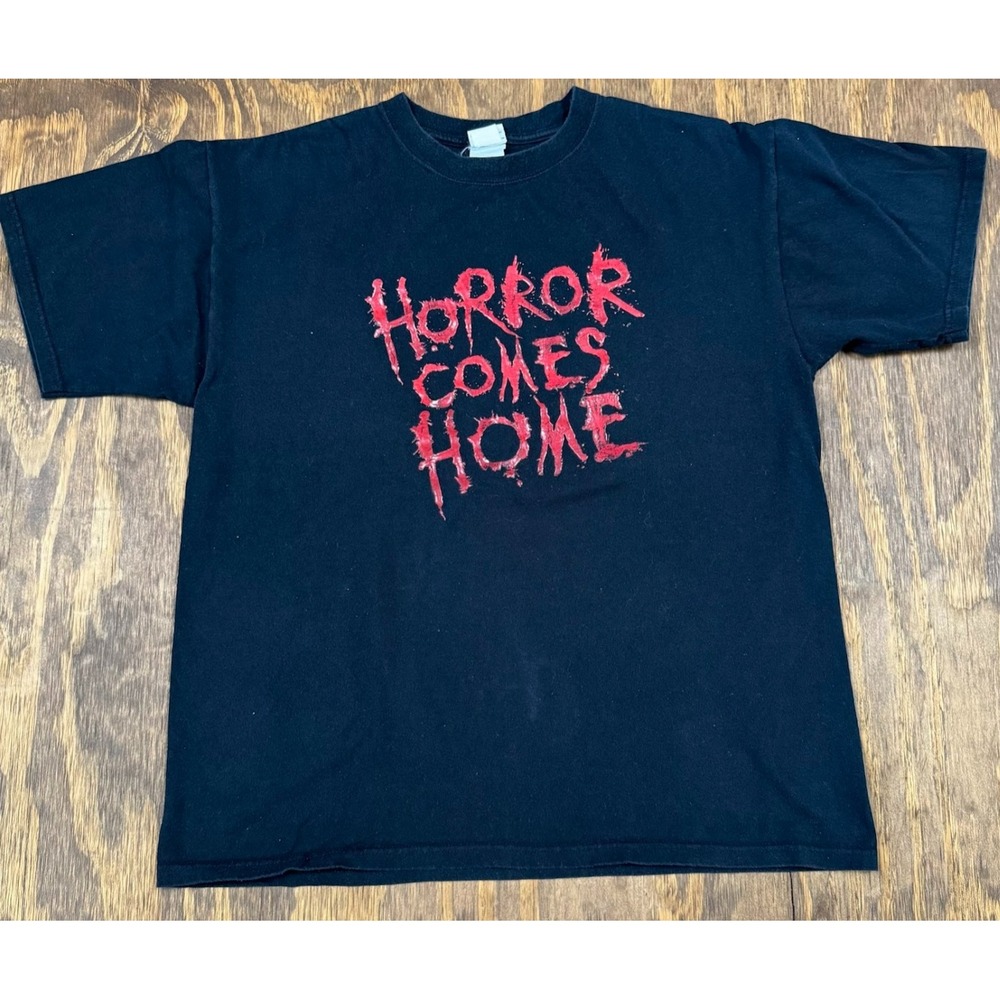 Vintage 2006 Universal Orlando Halloween Horror Nights HHN Horror Comes Home tee